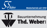 Logo von Bauunternehmung Theodor Weber GmbH